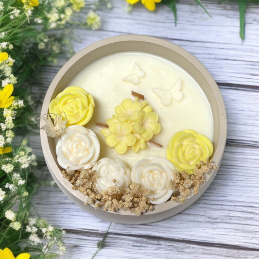 Yellow Rose Serenity Candle